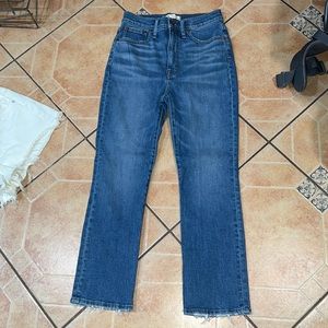 Madewell slim Demi boot bootcut jeans denim Pants bottoms